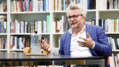 Dani Landolf, Noch-Leiter der Solothurner Literaturtage. (Hanspeter Bärtschi)