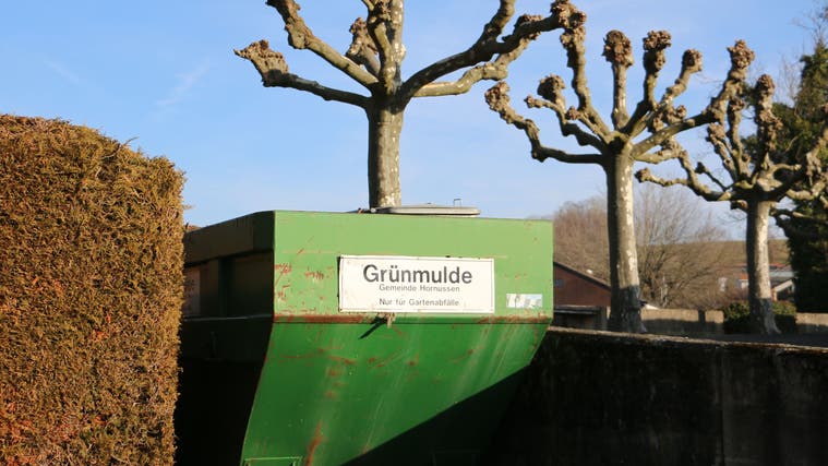 Die Grünmulden in Effingen und Hornussen – im Bild – sollen entfernt werden. (Dennis Kalt / Aargauer Zeitung)
