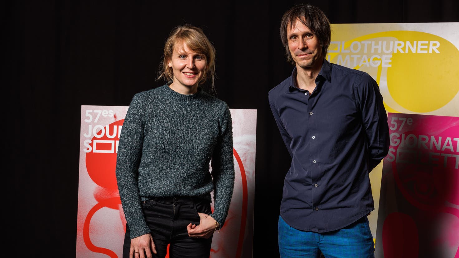 Marianne Wirth und David Wegmüller bilden die künstlerische Co-Leitung der Solothurner Filmtage. (Tom Ulrich)