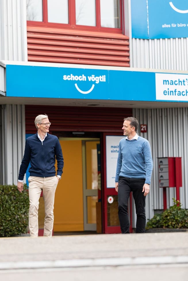 Thomas Schoch, CEO und Inhaber Schoch Vögtli AG (links), Martin Lorenz, CEO Competec-Gruppe.