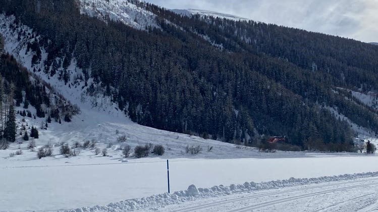 Eine Lawine bei Oberwald hat am Donnerstag auch eine Langlaufloipe und darauf zwei Wintersportler verschüttet. Sie konnten gerettet werden. (Kapo VS)