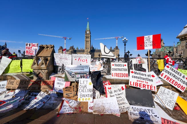 Road Blockade In Ottawa: Not Only Are The Truckers Protesting – Many Other Citizens Have Also Joined The Protest.