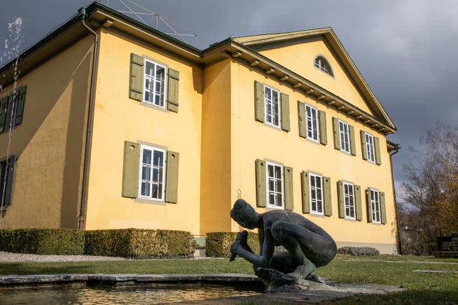 Die Villa Blumenhalde war das Wohnhaus von Heinrich Zschokke. Hier fand die Jahresversammlung der Heinrich-Zschokke-Gesellschaft statt.