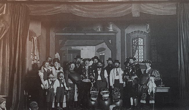 Die Theateraufführungen waren fester Bestandteil des Vereinslebens.
