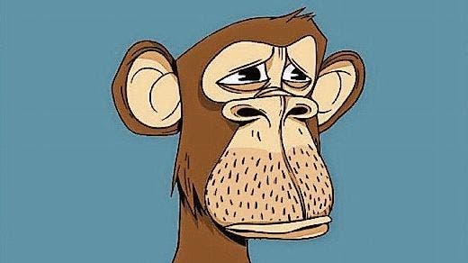 Mitglieder des Bored Ape Yacht Club bezahlen mehrere hunderttausend Dollar für ein digitales Affenbildchen. (Bild: Bored Ape Yacht Club)