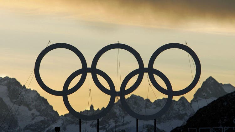 Dämmerung im olympischen Dorf. (Kevin Frayer / AP)
