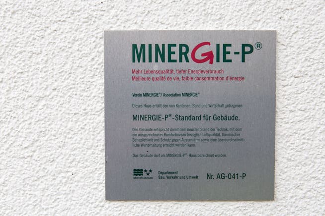 Das Minergie-Standard-Label muss eigens anerkannt sein. (Symbolbild)