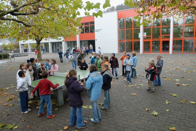 «Der falsche Standort für eine Mobilfunkantenne»: die Schulanlage in Mägenwil.