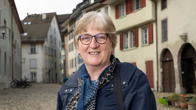 Silvia Kistler ist Stadtführerin in Brugg. (Alex Spichale (23. Februar 2022))