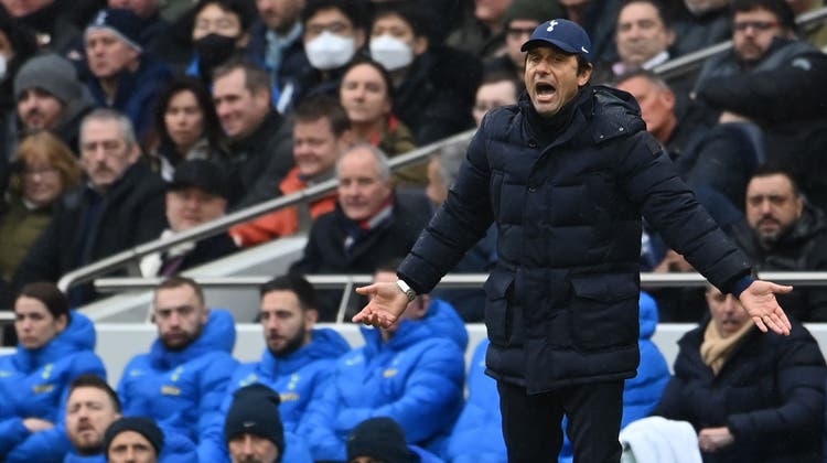 Ist für Antonio Conte bald schon wieder Schluss als Tottenham-Trainer? (Keystone)