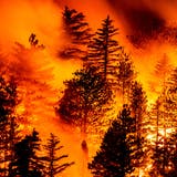 Waldbrände wie 2020 in Kalifornien sind nur eine Folge des Klimawandels. Diesen zu bewältigen, wird laut dem IPCC immer schwieriger. (Keystone)