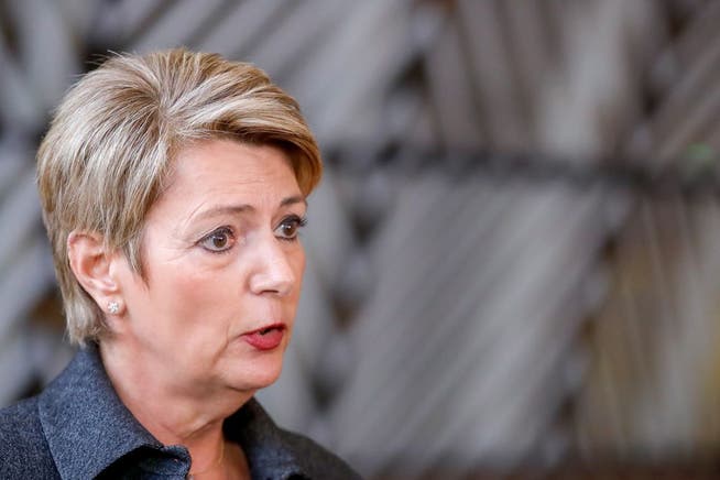 «Demokratischen Werte und Freiheit stehen auf dem Spiel»: Bundesrätin Karin-Keller Sutter beim Krisentreffen der EU-Innenminister in Brüssel.