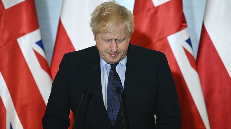 Neue Frisur und neue Schärfe: Premier Boris Johnson. (AP)
