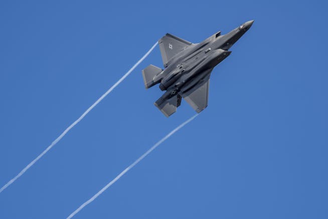 Will auch die Schweiz: Ein F-35-Kampfjet des US-Herstellers Lockheed-Martin. Dagegen sollen auch weiter Unterschriften gesammelt werden.