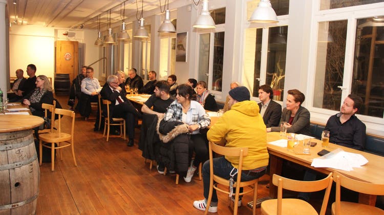 Die FDP-Mitgliederversammlung fand in der Öufi-Brauerei statt. (Mark A. Herzig)
