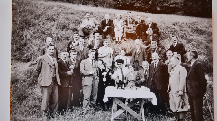 An Bild aus den Anfängen: Die Genossenschaftler in den 1930-Jahren. (zvg)