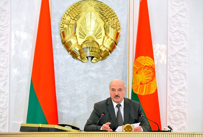 Die Sanktionen gegen Weissrussland umfassen den Güter- und Finanzbereich. Im Bild der weissrussische Langzeitherrscher Alexander Lukaschenko. 