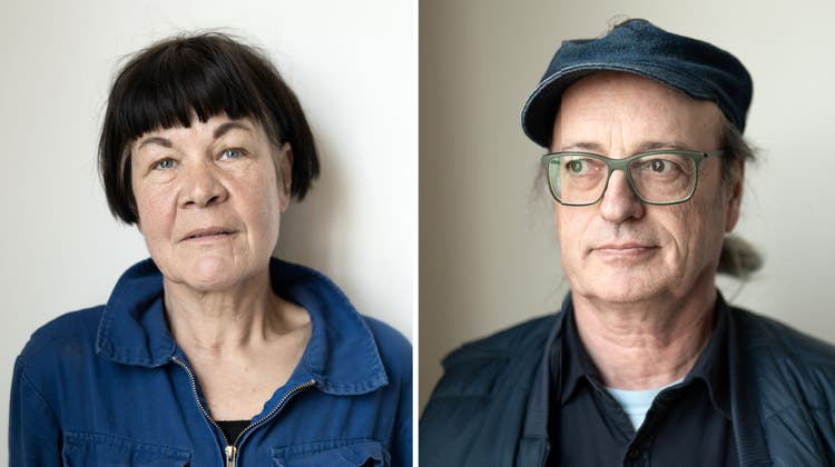 Stefan Rohner und Anita Zimmermann haben den vierten «Geilen Block» in einer ehemaligen Fahnenfabrik in St.Gallen organisiert. (Bild: Michel Canonica)