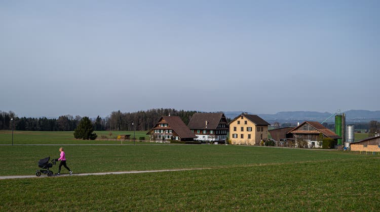 Der Weiler St. Wolfgang (hier der Ochsenlohn) wird aus dem Richtplan entfernt. (Stefan Kaiser (Hünenberg, 17. März 2022))