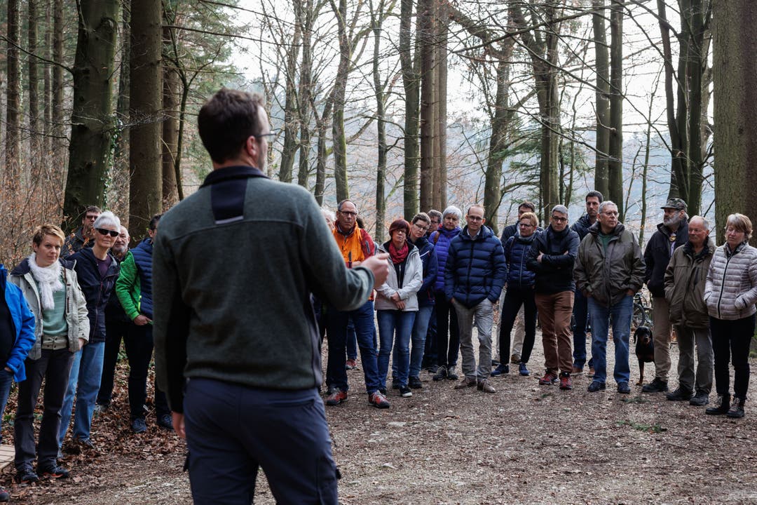 Waldbesuch organisiert von Pro Holz Solothurn: Alain Imoberdorf, Forstbetriebsleiter Stv. BürgergemeindeSolothurn