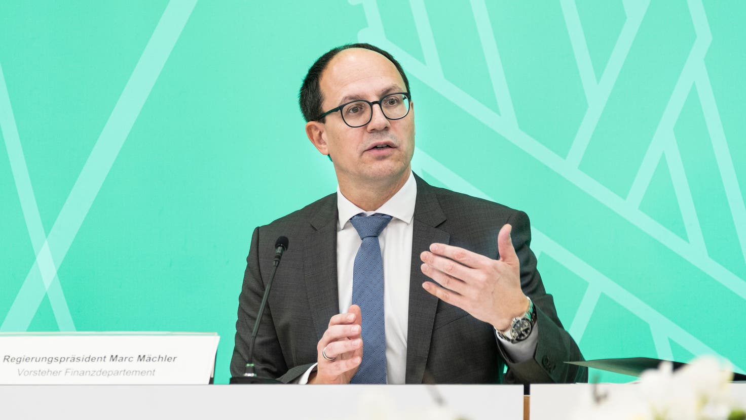 Marc Mächler, St.Galler Finanzchef (FDP). (Bild: Belinda Schmid)