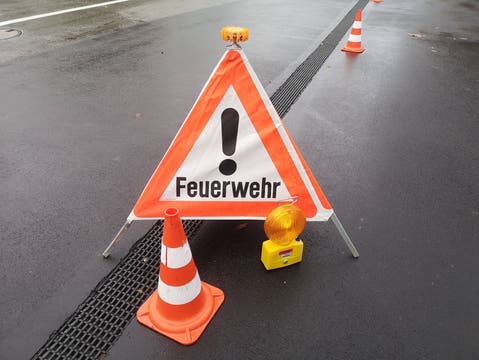 Die Feuerwehr im Einsatz.