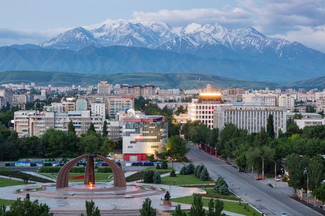 Auch in Bischkek, der Hauptstadt von Kirgistan, befindet sich eine Schweizer Botschaft.