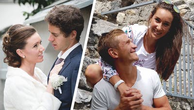Selina Gasparin (links) ist mit dem russischen Langläufer Ilja Tschernoussow verheiratet, die jüngere Schwester Aita (rechts) mit dem ukrainischen Langläufer Sergej Semenov verlobt. (Schweizer Illustrierte / Instagram)