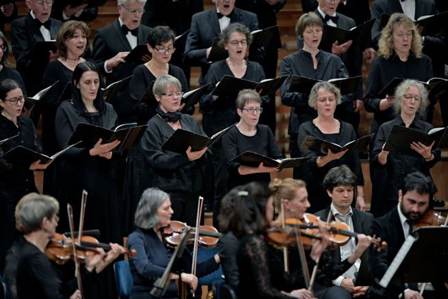 Chor und Orchester des Bach Ensembles Luzern bei einem früheren Auftritt.