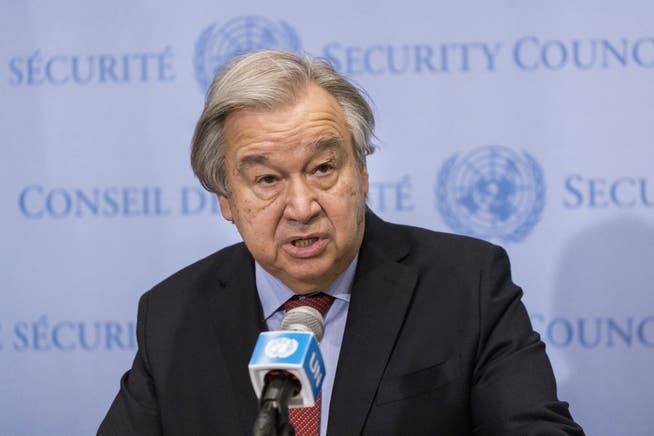 UNO-Generalsekretär António Guterres schaffte es noch nicht einmal, einen direkten Kontakt zu Putin aufzubauen.