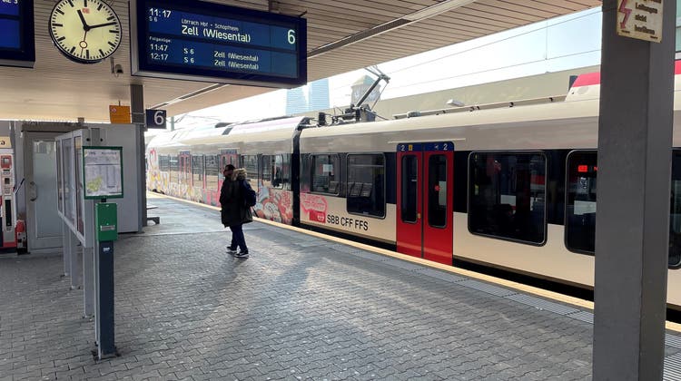 Vom Badischen Bahnhof Basel könnte die S-Bahn später auch nach Kandern fahren. (Peter Schenk)