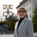 Sie bleibt Gemeindepräsidentin von Oberdorf: Judith Odermatt-Fallegger. (Bild: Urs Hanhart (Oberdorf, 21. Januar 2022))