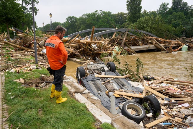 Die Überschwemmungen im vergangenen Jahr – wie hier in Deutschland – waren die bisher teuerste Naturkatastrophe in Europa.