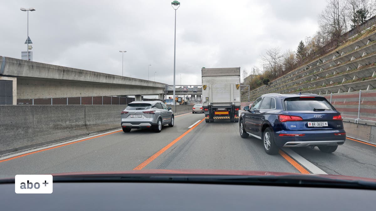 Sanierung der St.Galler Stadtautobahn: Ein Blick hinter den Sichtschutz