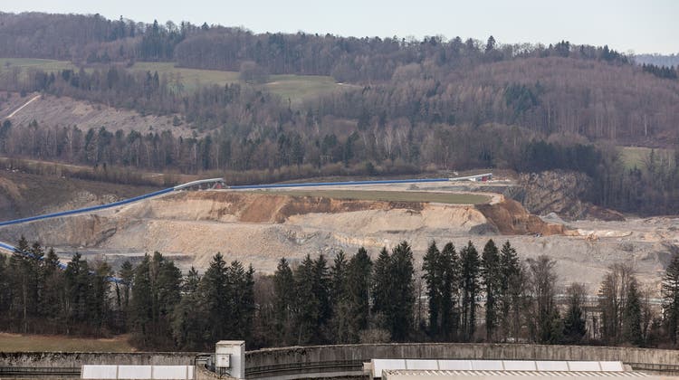 Der Steinbruch der Jura Cement Fabriken AG in Auenstein und Veltheim kann erweitert werden. (Bild: Sandra Ardizzone)