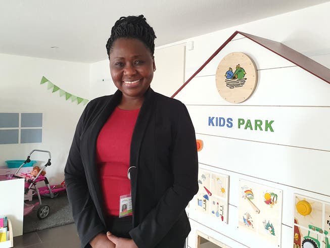 Die Gründerin der Migrantenfachstelle, Rita Kobler-Emiko, im Kids Park am neuen Standort in Wil.