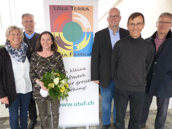 Der Vorstand mit Lisi Spörndli, Urs Elsener, Margrith Lengg, Christoph Aeschbacher, Roberto Alfarè und Daniel Räber (von links nach rechts).
