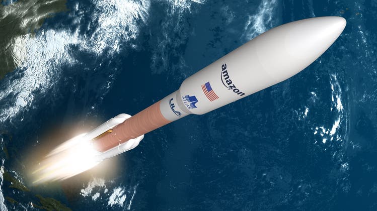 Die Atlas V-Trägerrakete der United Launch Alliance (ULA) fliegt für das Kuiper-Projekt von Amazon. (ZVG)