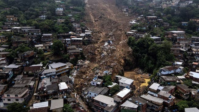 Heftige Regenfälle lösen in Brasilien Erdrutsche aus (Symbolbild).