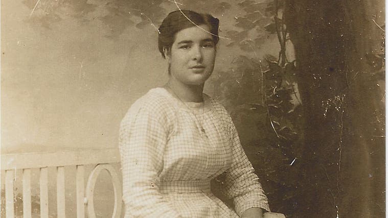 Hedwig F. als junge Frau, vor 1920. (zvg)