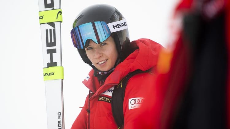 Camille Rast ist die Schweizer Aufsteigerin des letzten Skiwinters. Zuvor ging sie einen langen Leidensweg. (Keystone)
