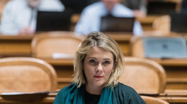 Nationalrätin Kathrin Bertschy wollte trotz Mutterschaftsurlaub ihre Verantwortung im Parlament wahrnehmen. (Keystone)