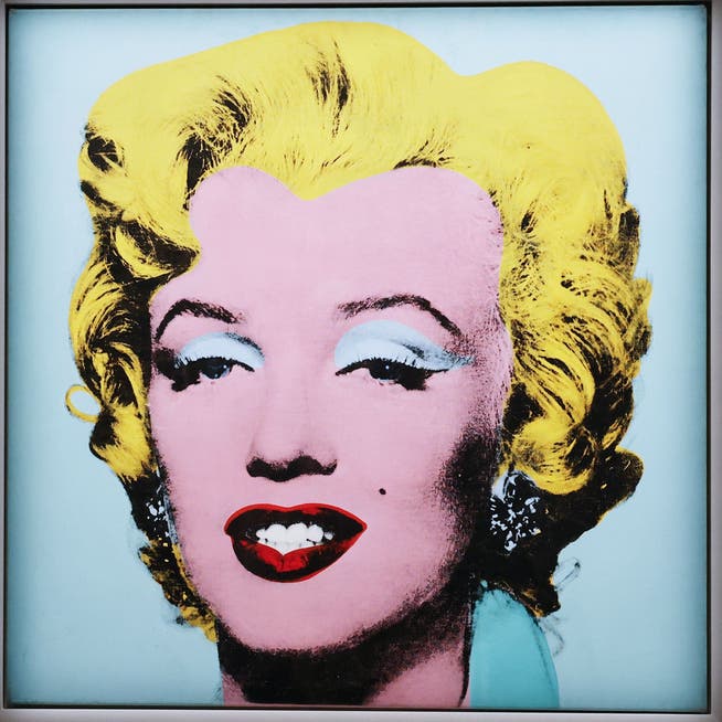 Zu Lebzeiten ein Star - und bald vermutlich das teuerste Bild des 20. Jahrhunderts. Andy Warhols «Shot Sage Blue Marilyn» könnte bei der Auktion im Mai eine Rekordsumme erzielen.