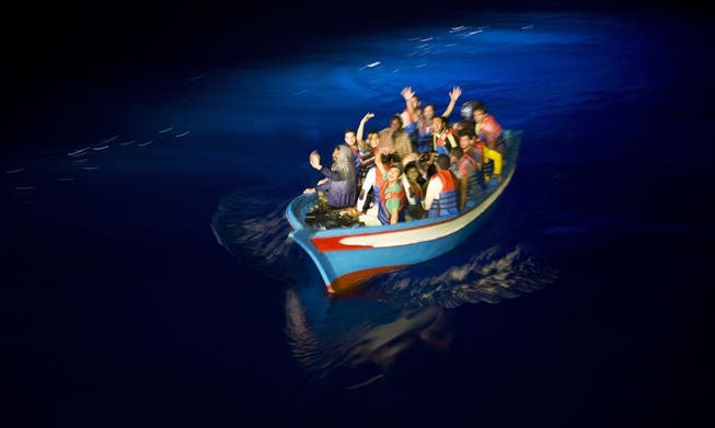 Auf dem Weg nach Europa: Allein diese Woche wurden 53 Menschen vor der lybischen Küste für vermisst oder als tot gemeldet. (Symbolbild)