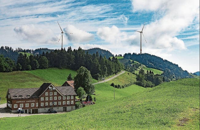 Die geplante Windkraftanlage in Oberegg könnte rund 13 Prozent des Innerrhoder Stromverbrauchs produzieren.
