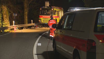Ein Motorradfahrer starb bei einer Kollision mit einem Feuerwehrauto. (BKR News)