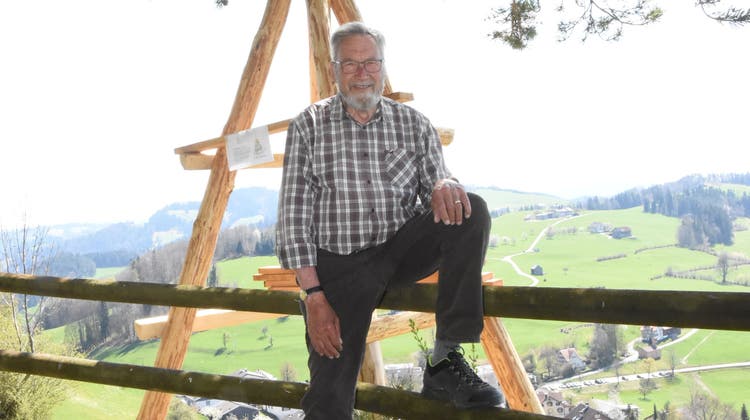 Jerry Holenstein tritt als Präsident des Natur- und Vogelschutzvereins Oberhelfenschwil zurück. (Bild: Urs M. Hemm (4. April 2022))