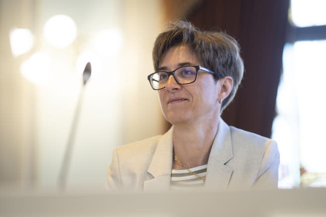 Sieht die vorgeschlagene Reform der gymnasialen Maturität in einem positiven Licht: Regierungsrätin Monika Knill.