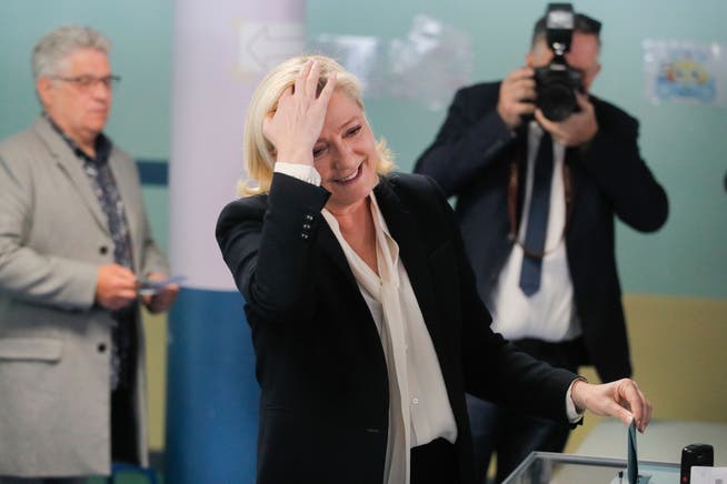 Konnte Emmanuel Macron auch im zweiten Anlauf nichts anhaben: die rechtsradikale Kandidatin Marine Le Pen.
