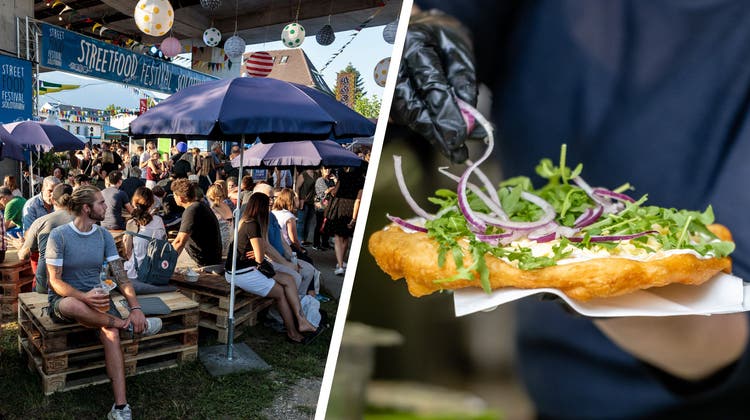 Die meisten Food-Festivals, wie hier das Oltner Streetfood Festival 2021, locken mit einer Vielzahl an oftmals exotischen Speisen. (Franz Beidler)